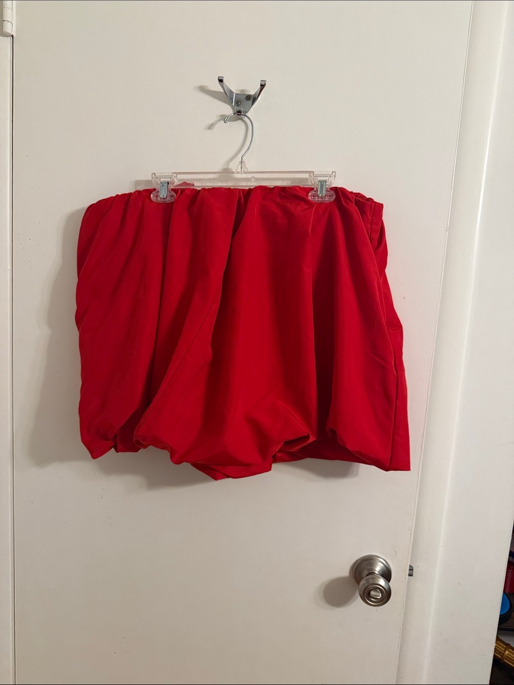 Old Navy Bright Red Bubble Skirt